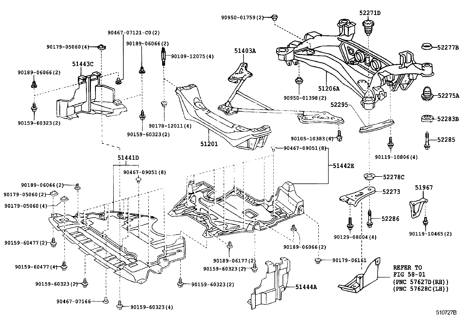 PROGRES |  SUSPENSION CROSSMEMBER UNDER COVER