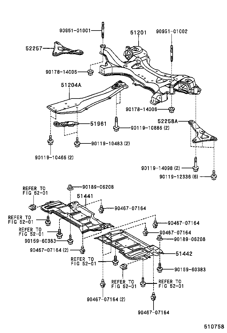  PREMIO ALLION |  SUSPENSION CROSSMEMBER UNDER COVER