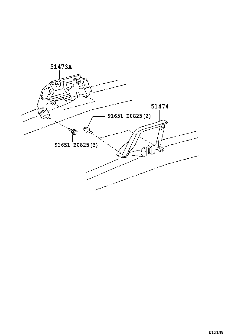  DYNA TOYOACE |  SUSPENSION CROSSMEMBER UNDER COVER