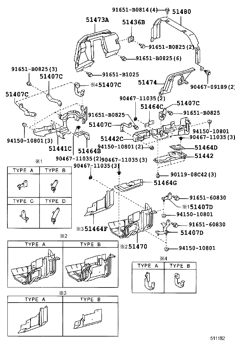  DYNA TOYOACE |  SUSPENSION CROSSMEMBER UNDER COVER