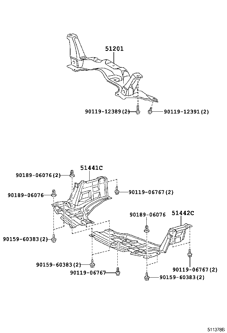  BELTA |  SUSPENSION CROSSMEMBER UNDER COVER