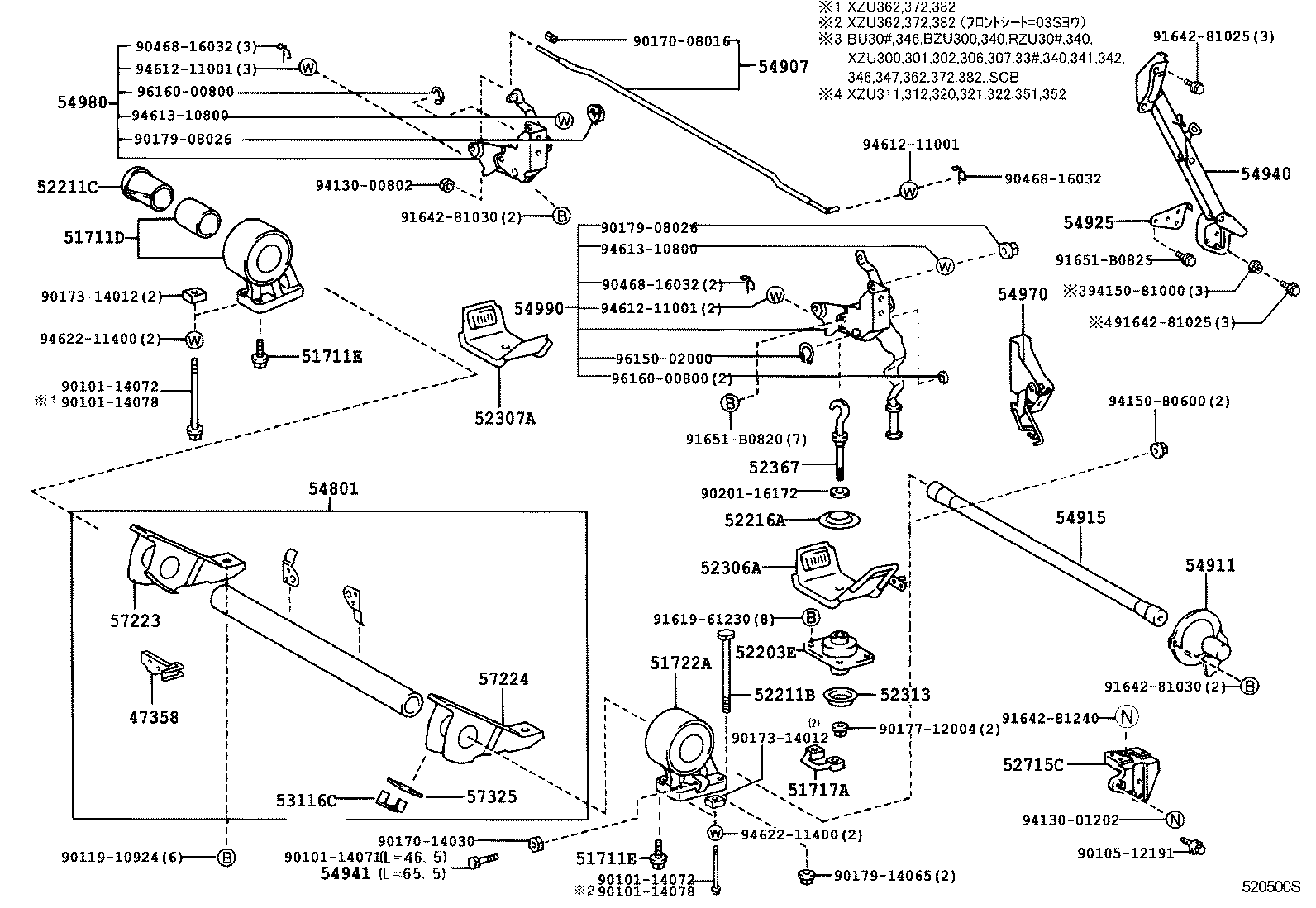  DYNA TOYOACE |  CAB MOUNTING BODY MOUNTING