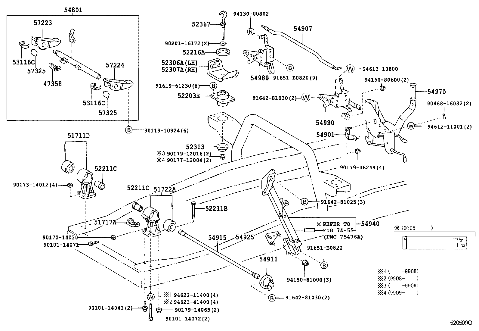  DYNA TOYOACE |  CAB MOUNTING BODY MOUNTING