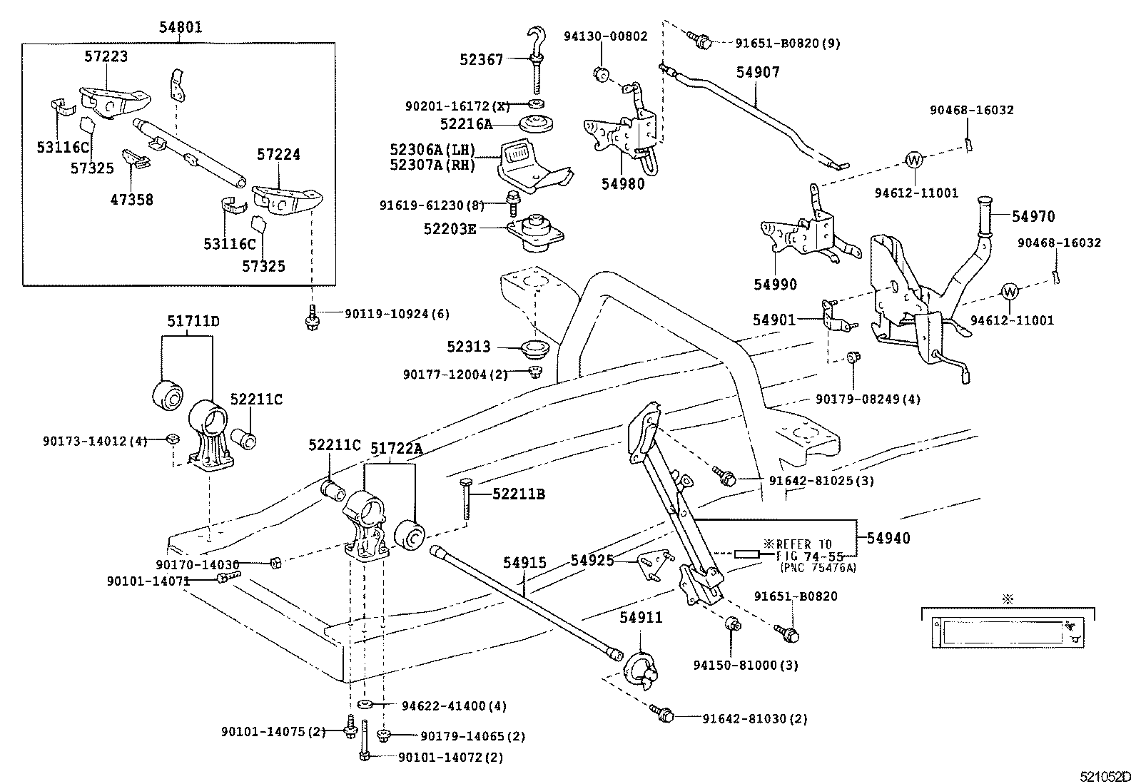  DYNA TOYOACE |  CAB MOUNTING BODY MOUNTING