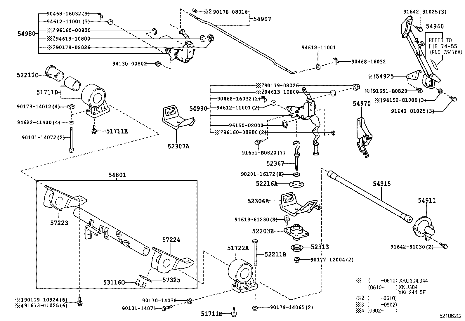  DYNA TOYOACE HV |  CAB MOUNTING BODY MOUNTING