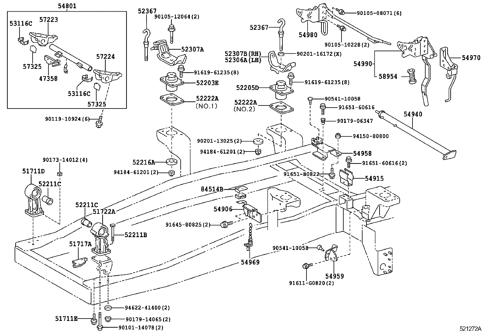  DYNA TOYOACE |  CAB MOUNTING BODY MOUNTING