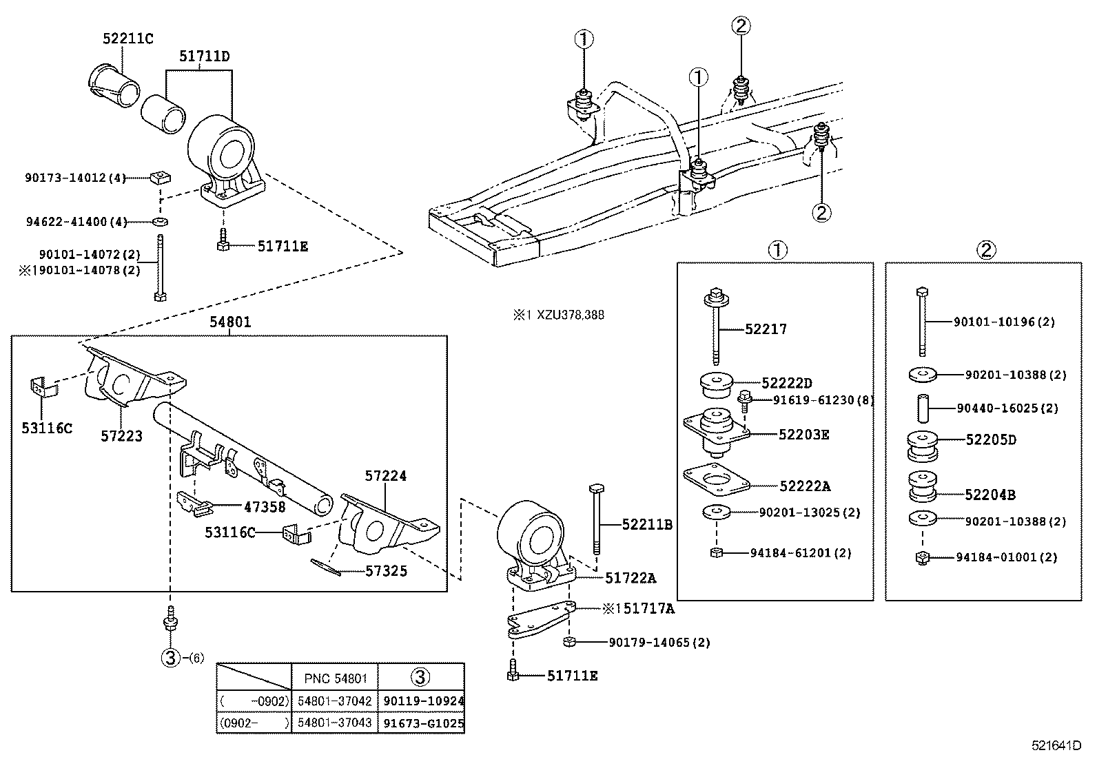  DYNA TOYOACE |  CAB MOUNTING BODY MOUNTING