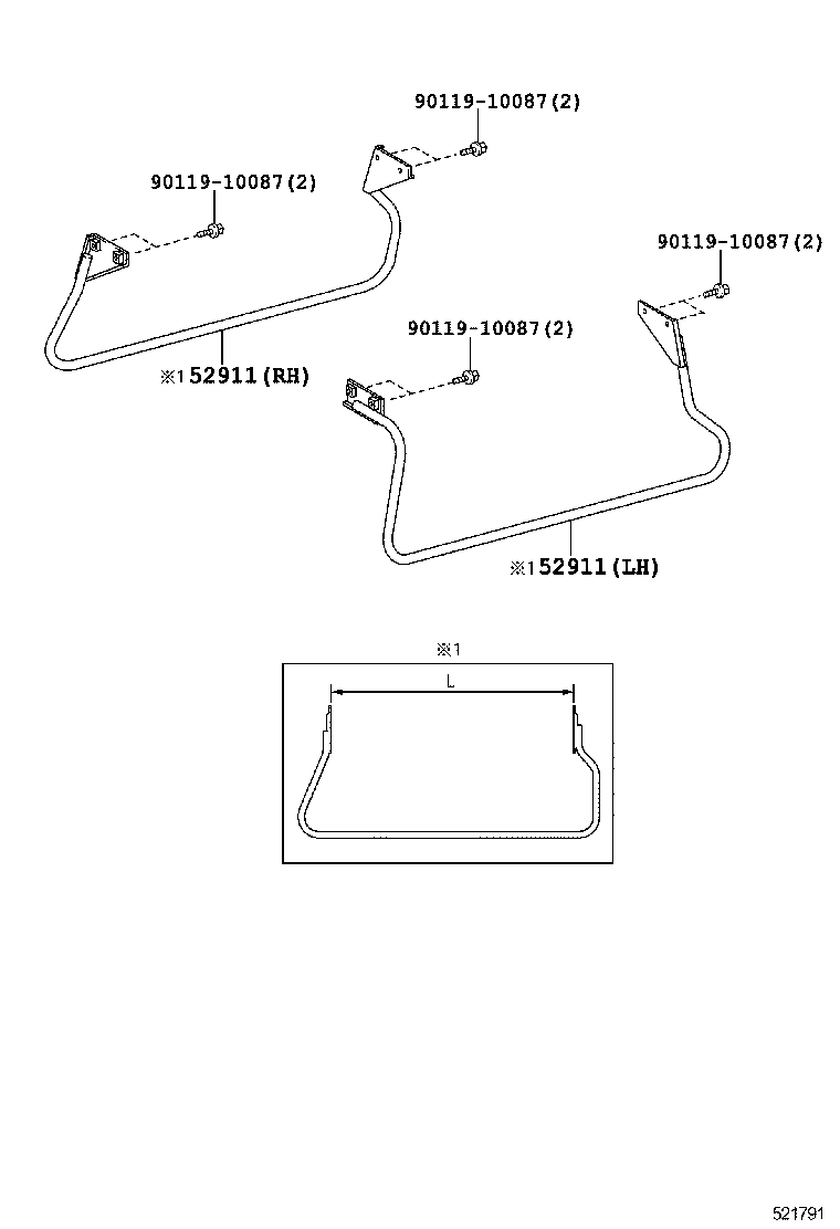  DYNA TOYOACE |  SIDE BUMPER BUMPER STAY