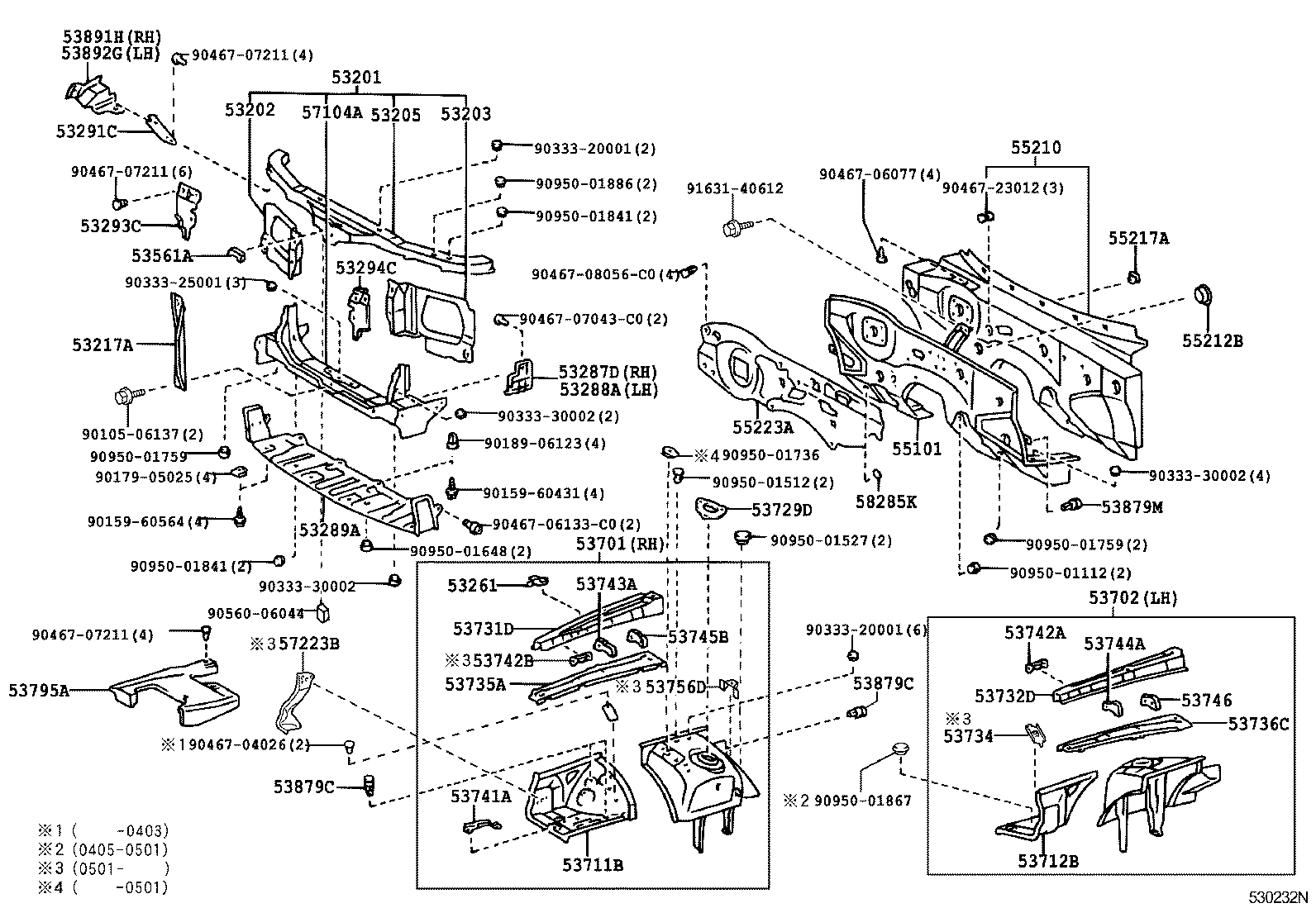  CENTURY |  FRONT FENDER APRON DASH PANEL