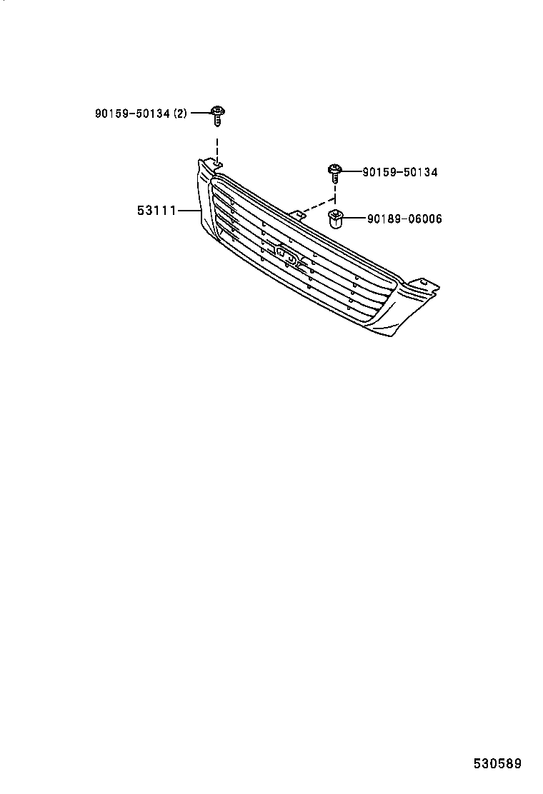  CALDINA |  RADIATOR GRILLE