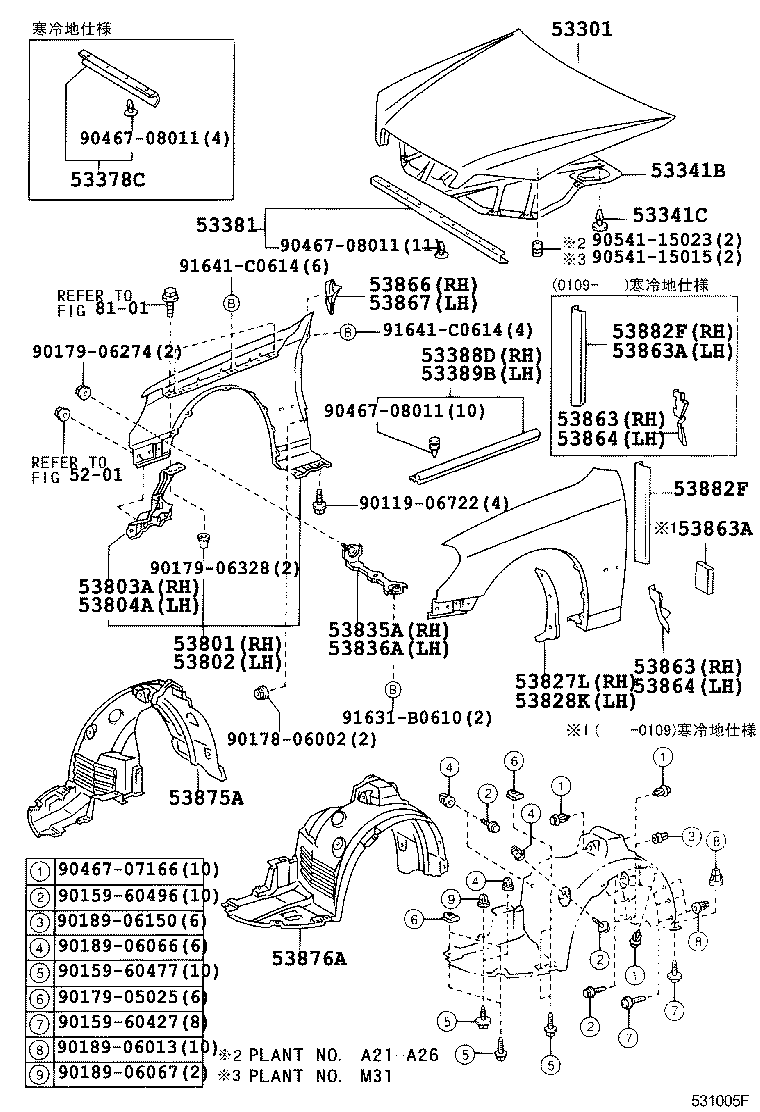  MARK 2 MARK 2 BLIT |  HOOD FRONT FENDER