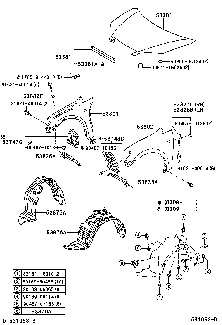  IPSUM |  HOOD FRONT FENDER
