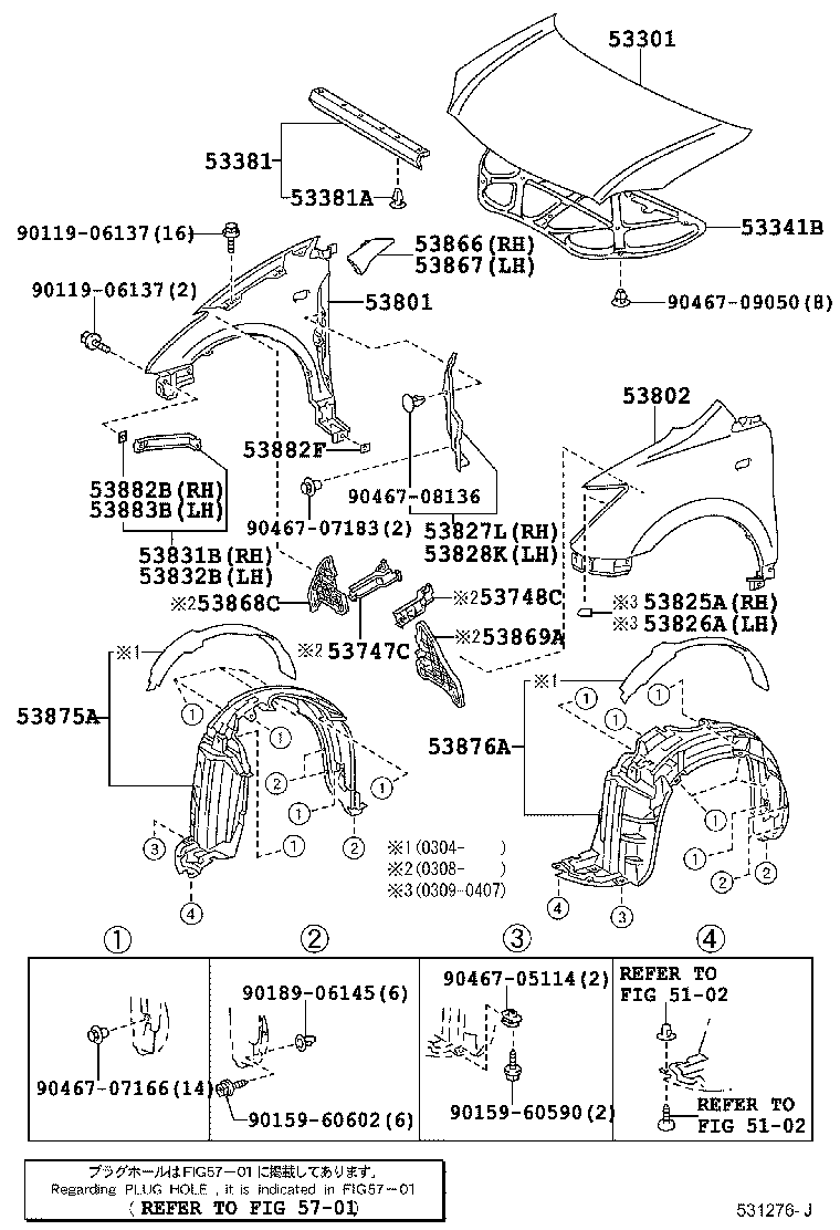  IST |  HOOD FRONT FENDER