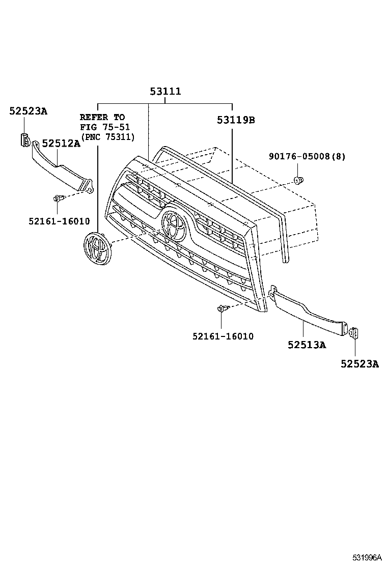  HILUX SURF |  RADIATOR GRILLE