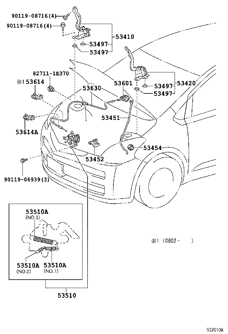  RACTIS |  HOOD LOCK HINGE