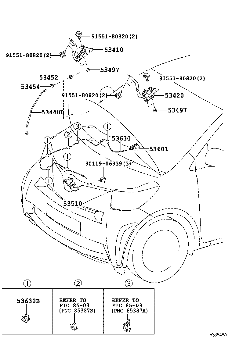  EQ EV |  HOOD LOCK HINGE