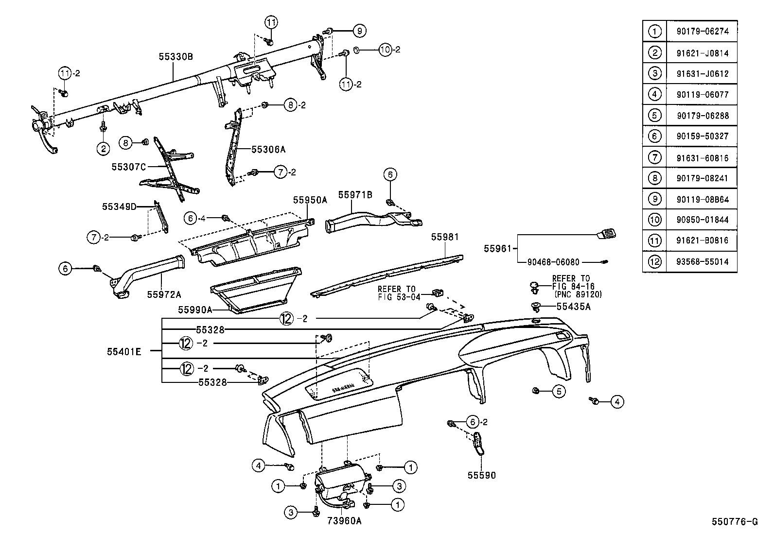  MARK 2 MARK 2 BLIT |  INSTRUMENT PANEL GLOVE COMPARTMENT