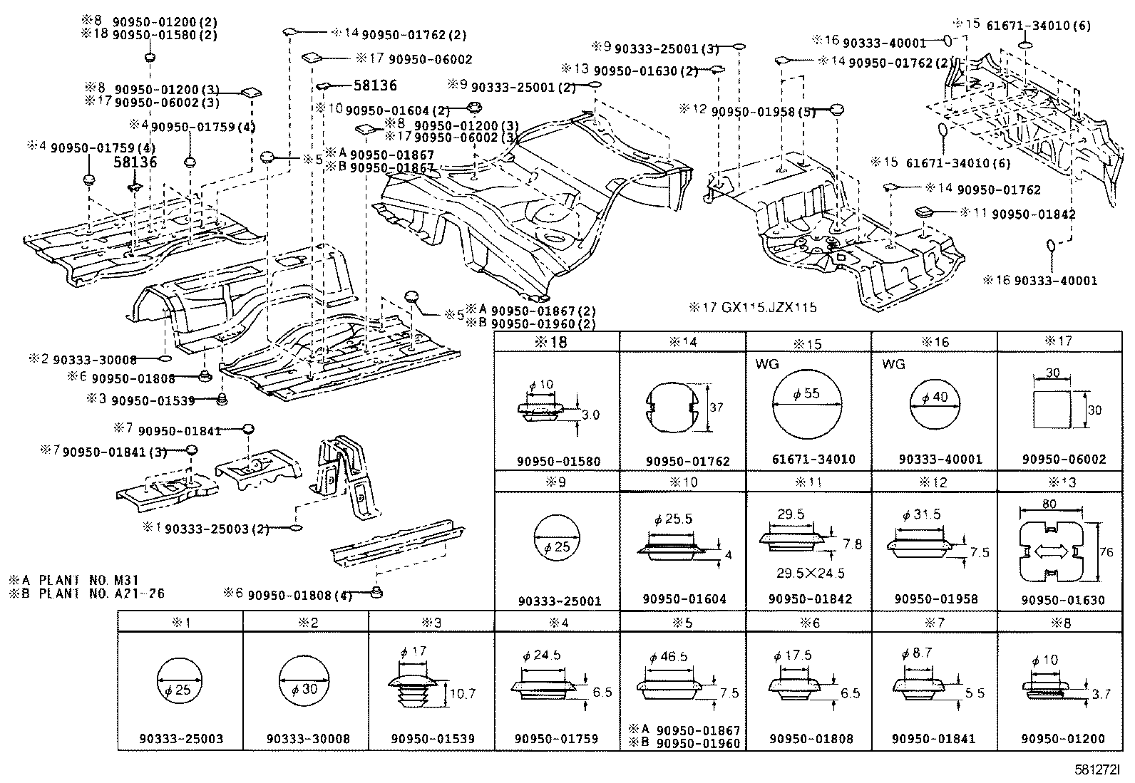  MARK 2 MARK 2 BLIT |  FLOOR PAN LOWER BACK PANEL
