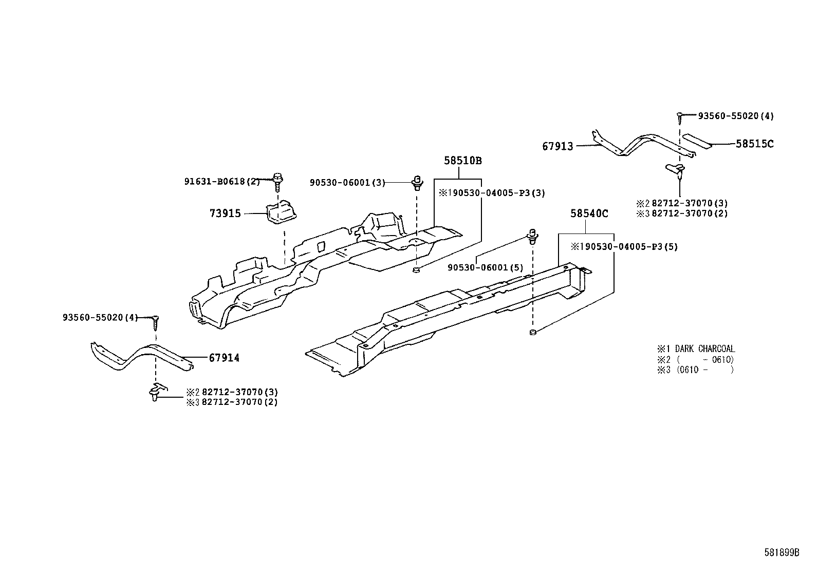  DYNA TOYOACE HV |  FLOOR MAT SILENCER PAD