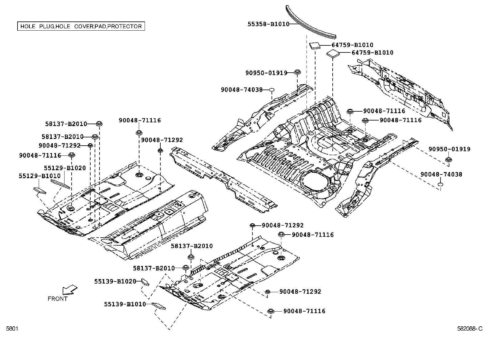  PASSO |  FLOOR PAN LOWER BACK PANEL
