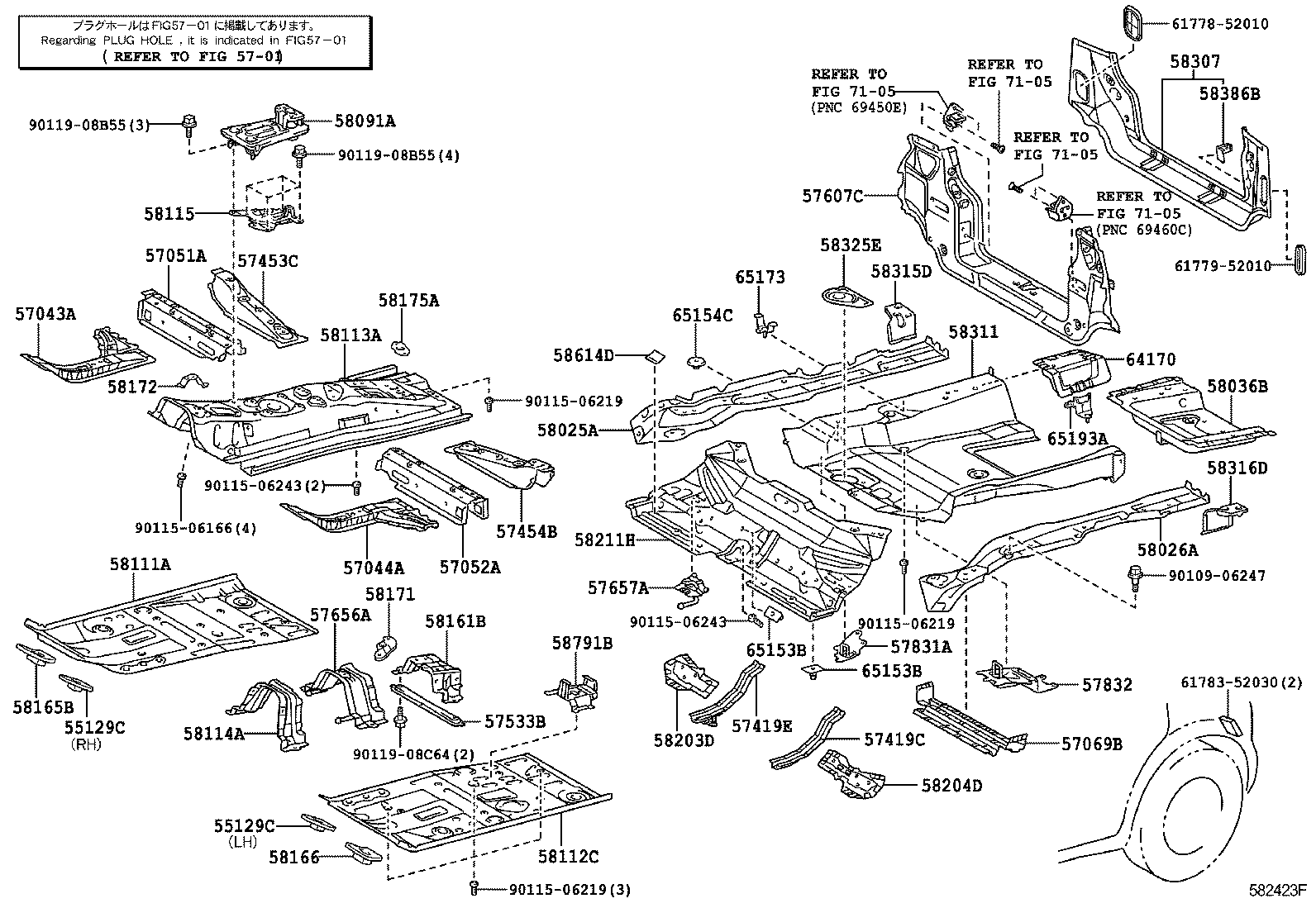  RACTIS |  FLOOR PAN LOWER BACK PANEL