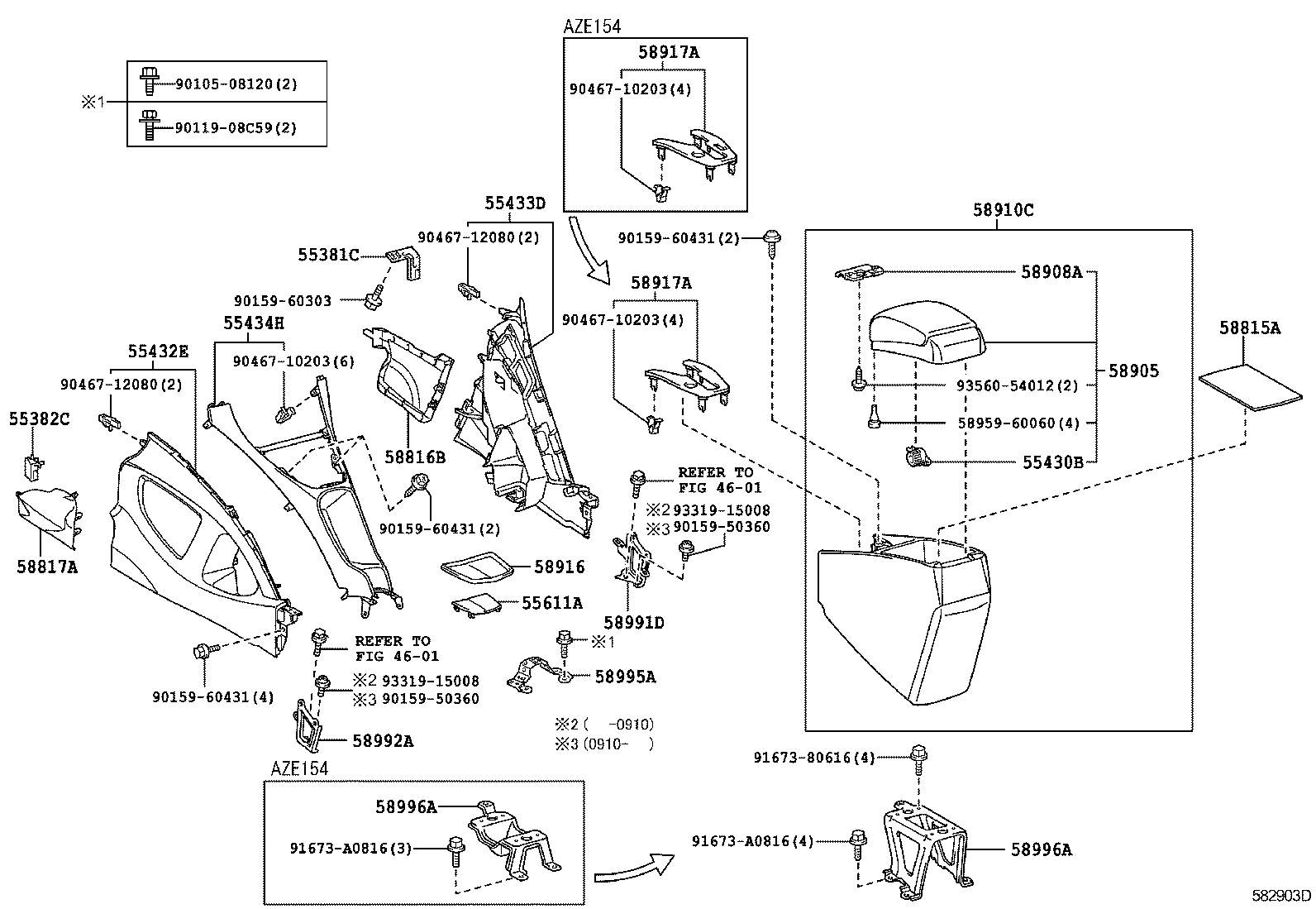  BLADE |  CONSOLE BOX BRACKET