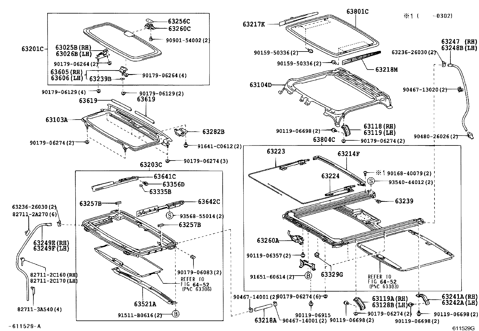  NOAH VOXY |  ROOF PANEL BACK PANEL