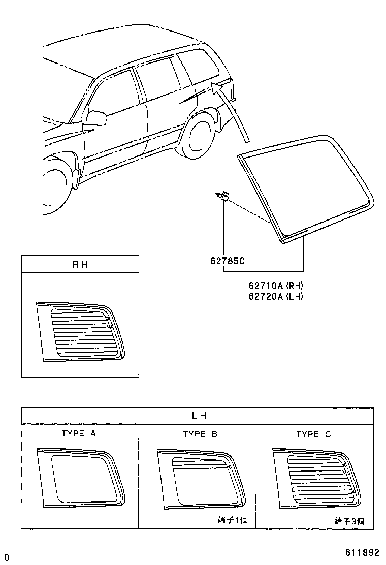  KLUGER L V |  QUARTER WINDOW