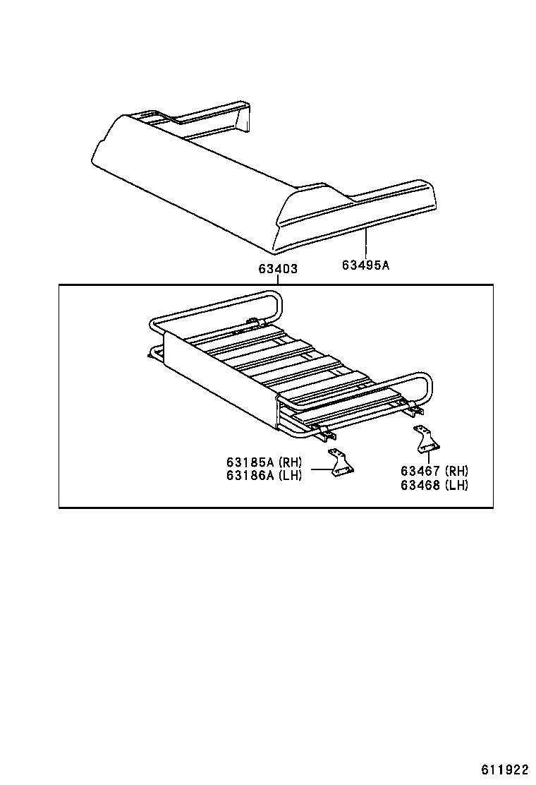  DYNA TOYOACE HV |  ROOF PANEL BACK PANEL