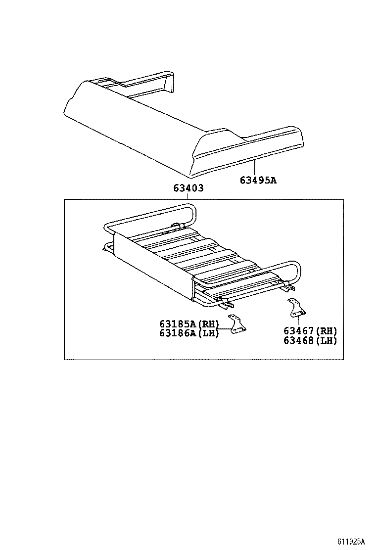  DYNA TOYOACE HV |  ROOF PANEL BACK PANEL