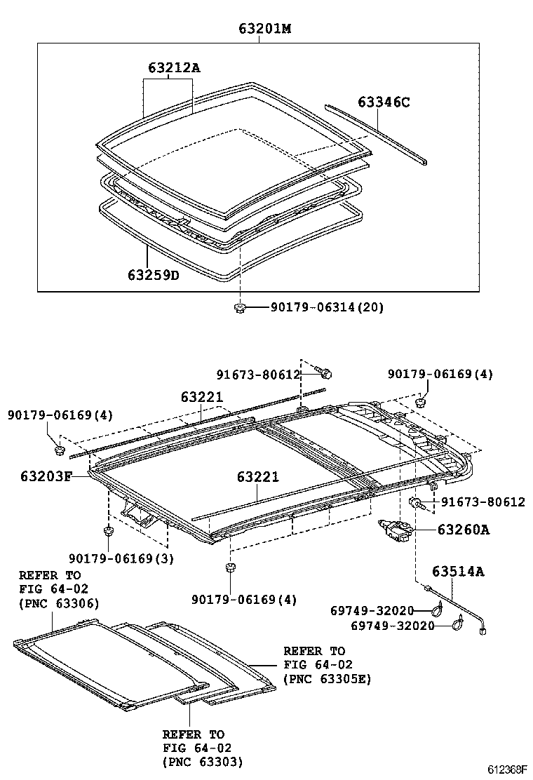  RACTIS |  ROOF PANEL BACK WINDOW GLASS