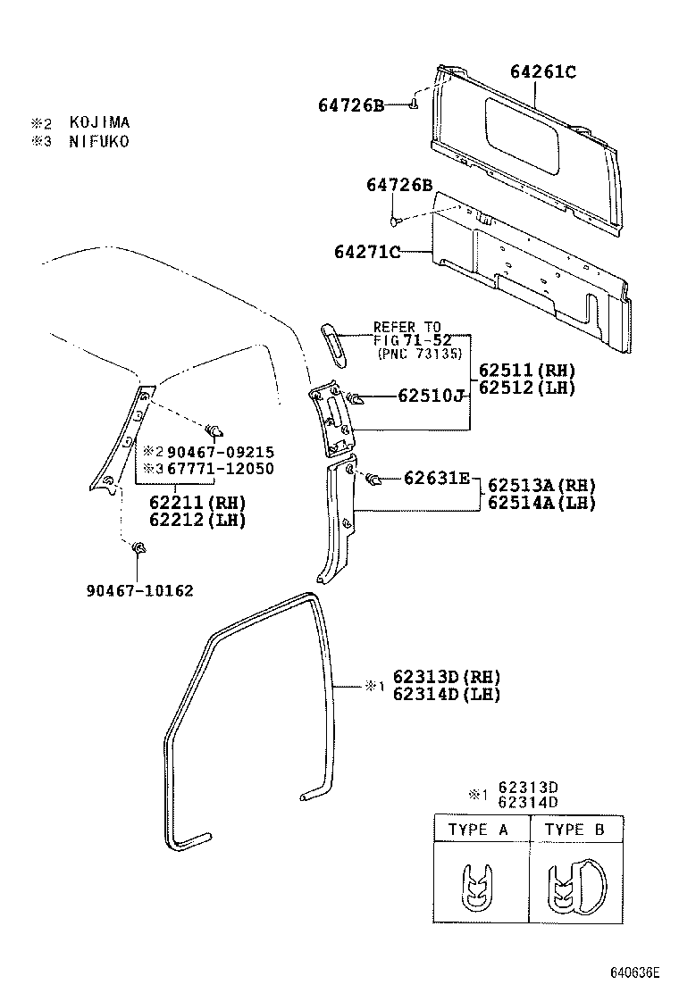 DYNA TOYOACE |  INSIDE TRIM BOARD