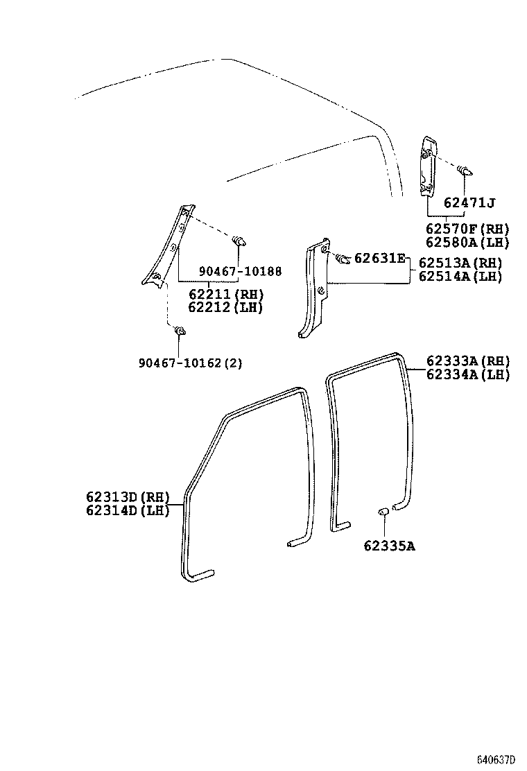  DYNA TOYOACE |  INSIDE TRIM BOARD