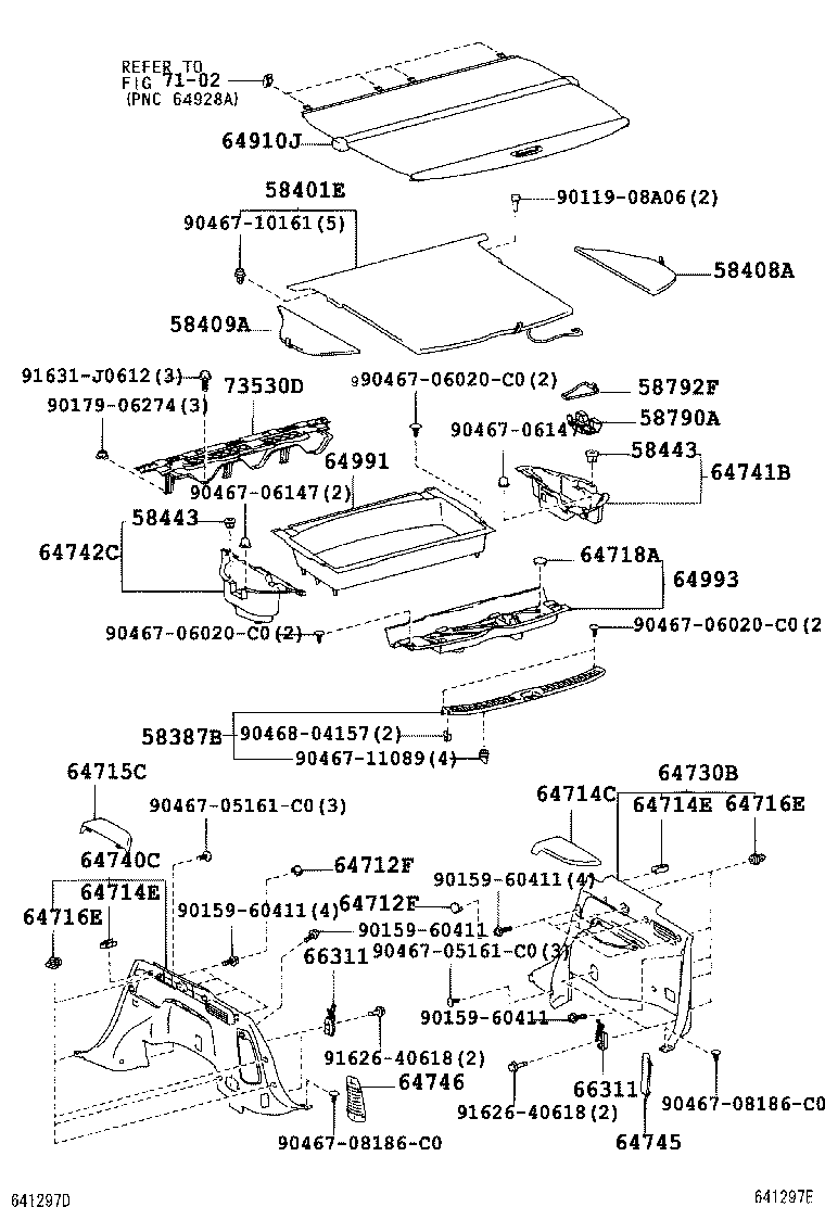  KLUGER L V |  DECK BOARD DECK TRIM COVER