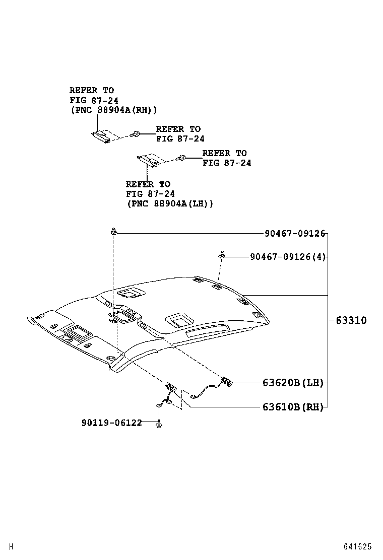  CENTURY |  ROOF HEADLINING SILENCER PAD