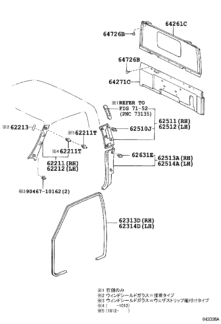  DYNA TOYOACE |  INSIDE TRIM BOARD
