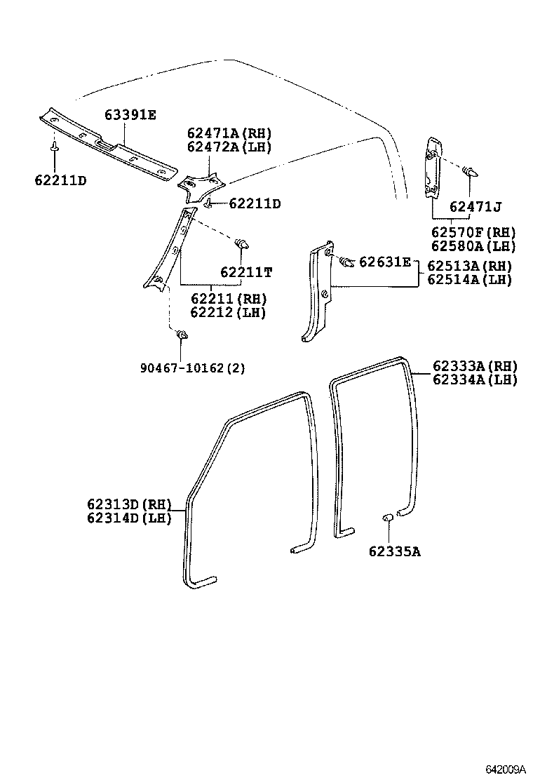  DYNA TOYOACE |  INSIDE TRIM BOARD