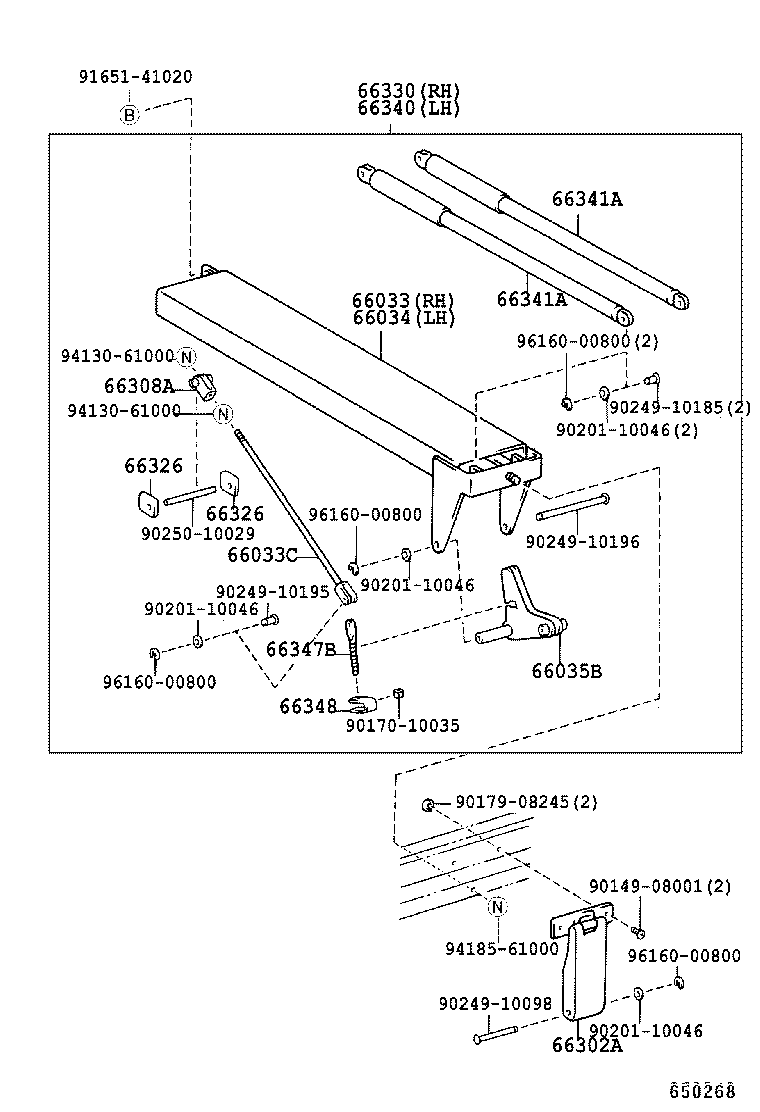  DYNA TOYOACE |  REAR BODY SIDE PANEL