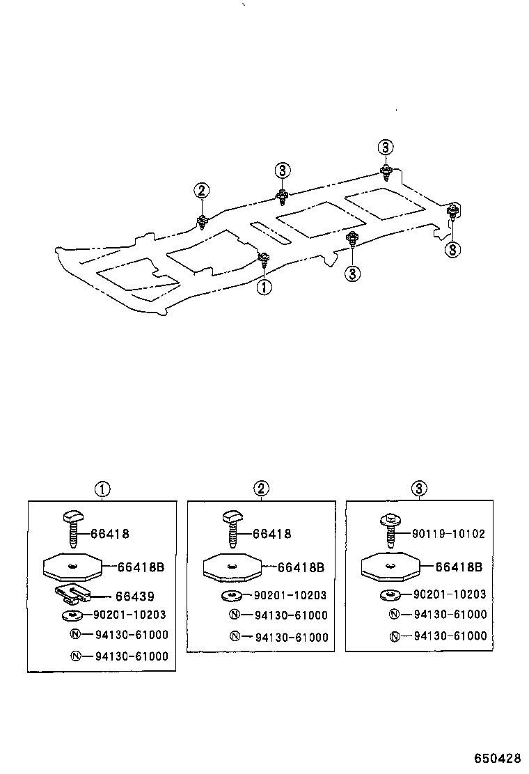 LITE TOWNACE |  REAR BODY MOUNTING