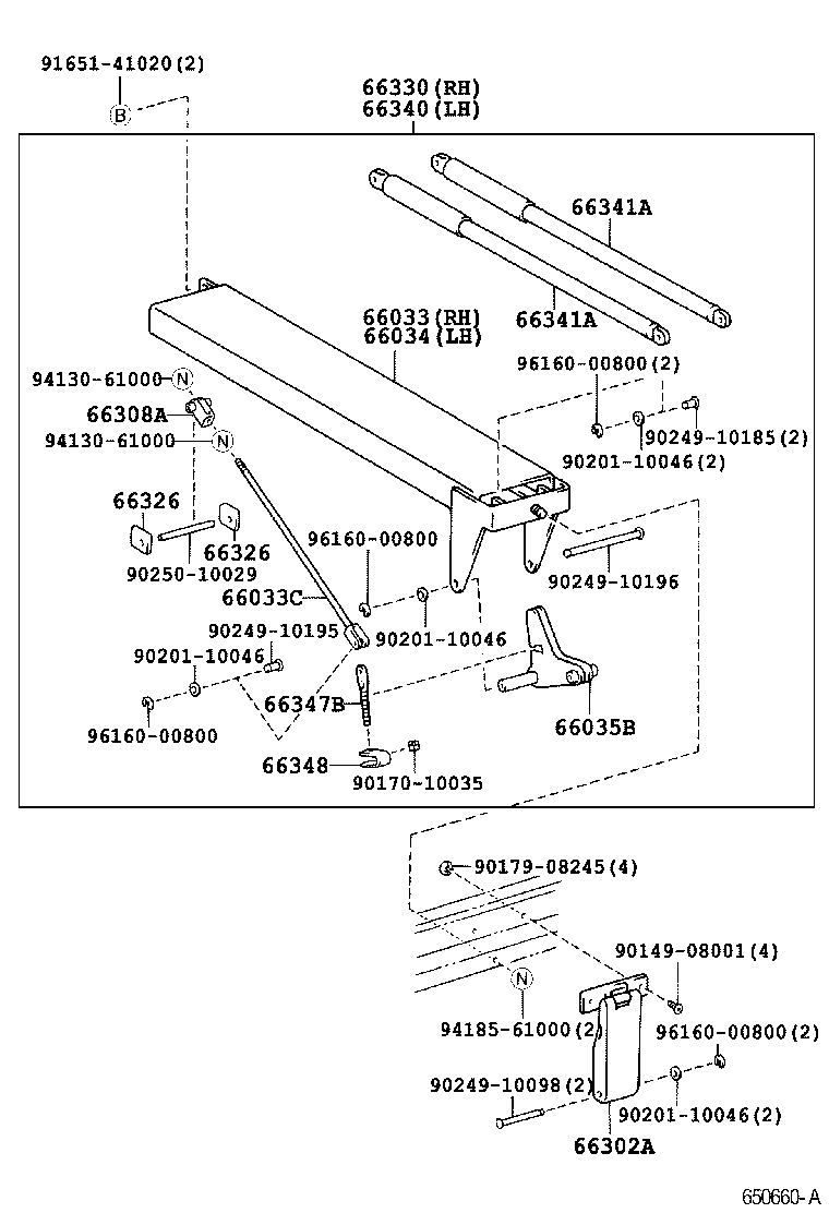  DYNA TOYOACE HV |  REAR BODY SIDE PANEL