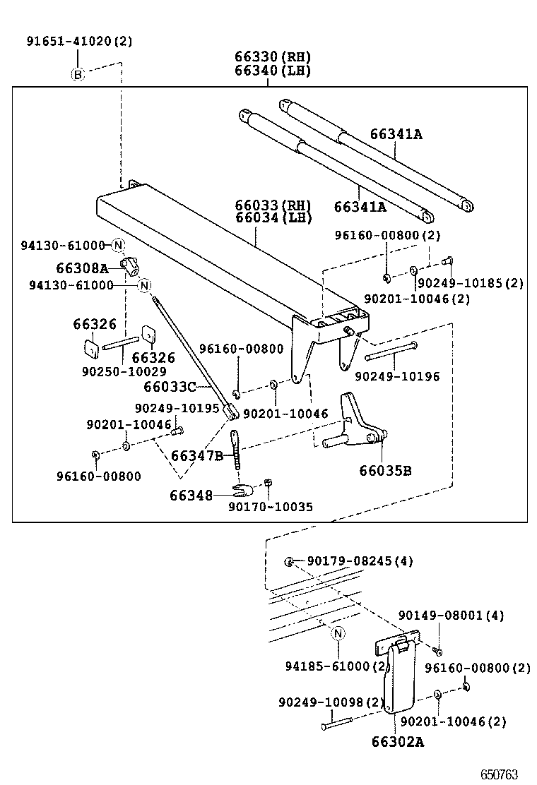  DYNA TOYOACE HV |  REAR BODY SIDE PANEL