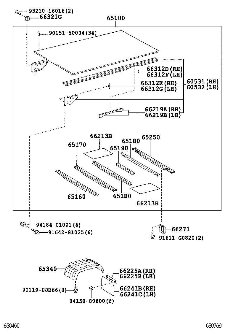  DYNA TOYOACE |  REAR BODY FLOOR FENDER