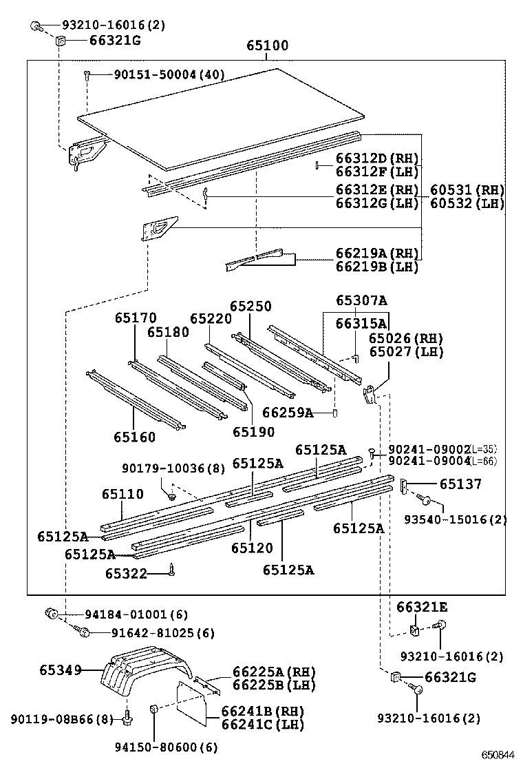  DYNA TOYOACE |  REAR BODY FLOOR FENDER