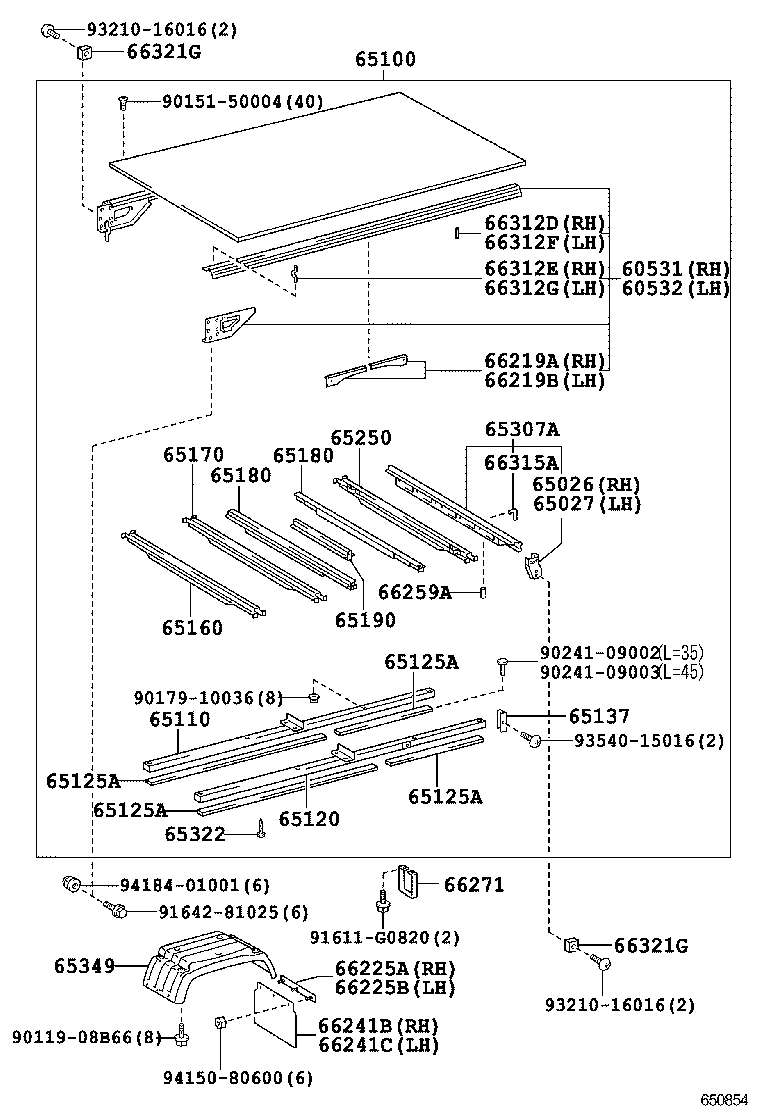 DYNA TOYOACE |  REAR BODY FLOOR FENDER