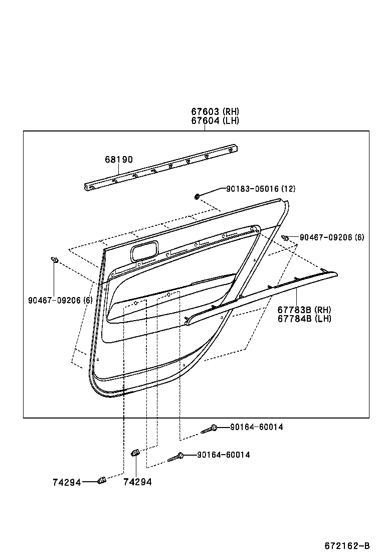  MARK 2 MARK 2 BLIT |  REAR DOOR PANEL GLASS