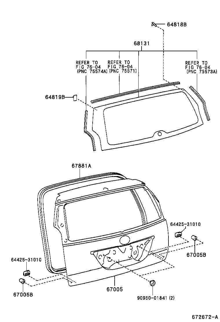  MARK 2 MARK 2 BLIT |  BACK DOOR PANEL GLASS