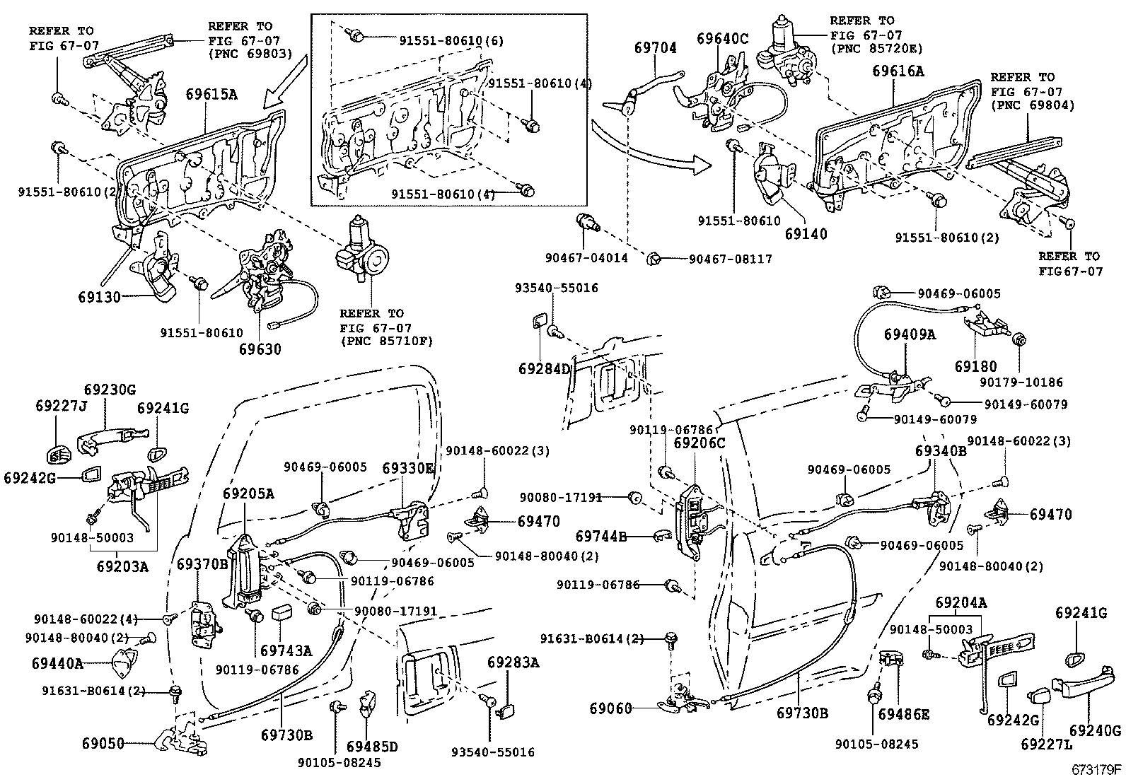  RAUM |  REAR DOOR LOCK HANDLE