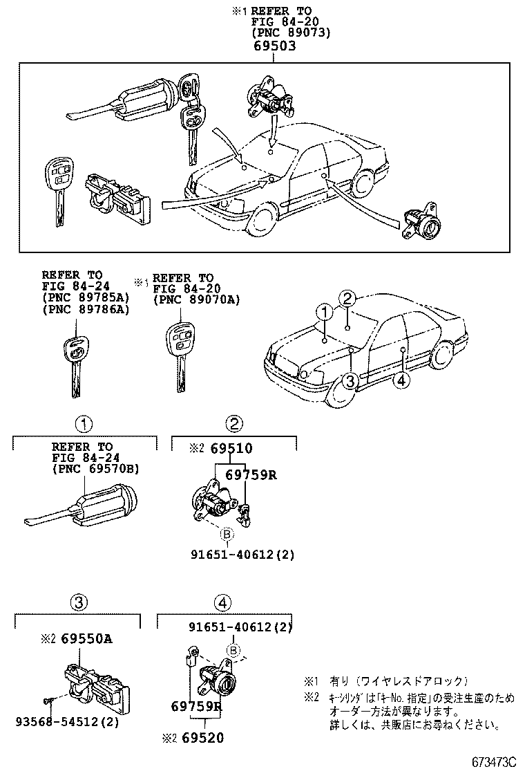  PROGRES |  LOCK CYLINDER SET