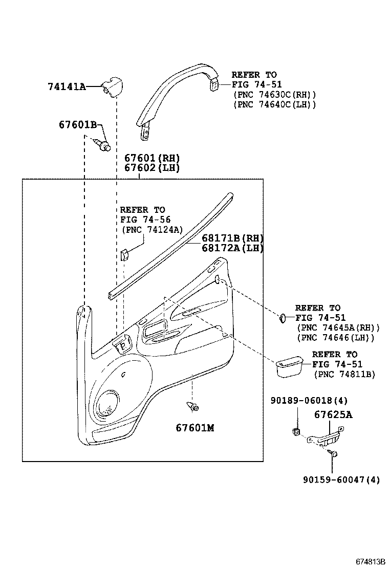  DYNA TOYOACE |  FRONT DOOR PANEL GLASS
