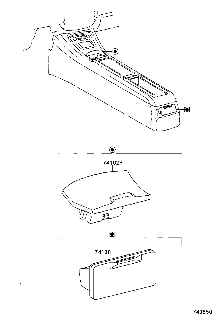  KLUGER L V |  ASH RECEPTACLE